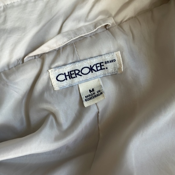 Tan/Cream Cherokee Trench Coat - Picture 2 of 2